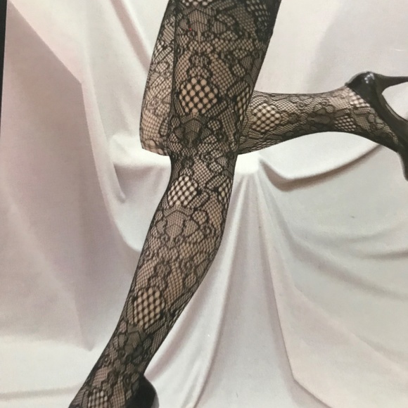Fishnet Lace Tights New - Picture 2 of 6